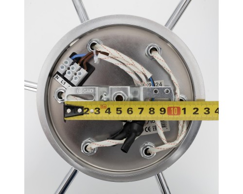 Потолочная люстра Citilux CL157162 Буги Алюминий+Хром