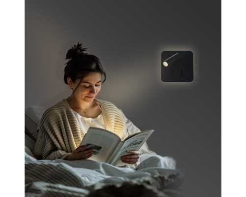 CL704421 Декарт Черный Св-к Настенный