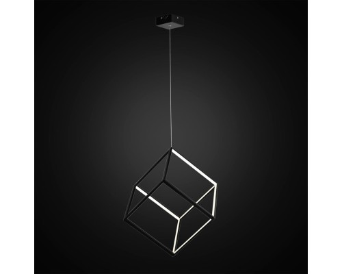 Подвесной светодиодный светильник Citilux CL719301 Куб 40 Вт 4000K Черный