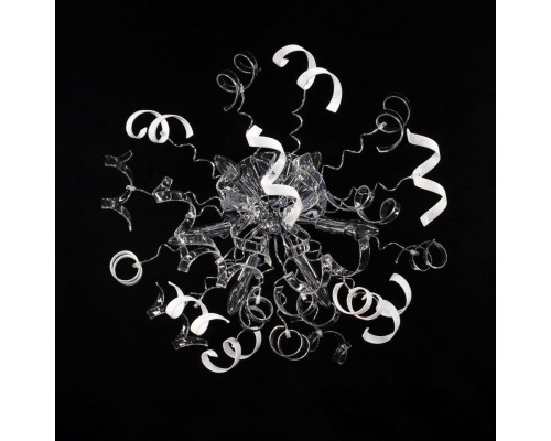 Потолочная люстра Citilux CL222161 Рандом Хром+Прозрачная+Белая