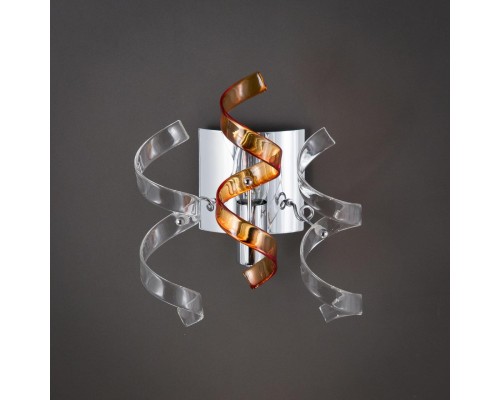Бра Citilux CL222322 Рандом Хром+Прозрачный+Янтарный
