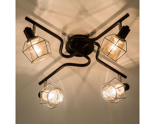 Спот лофт Citilux CL542541 Таверна Черный + Бежевый