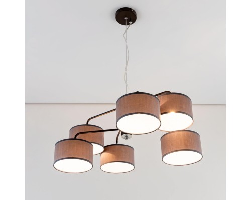 CL428261 Форма Кофе+Серый Св-к Люстра