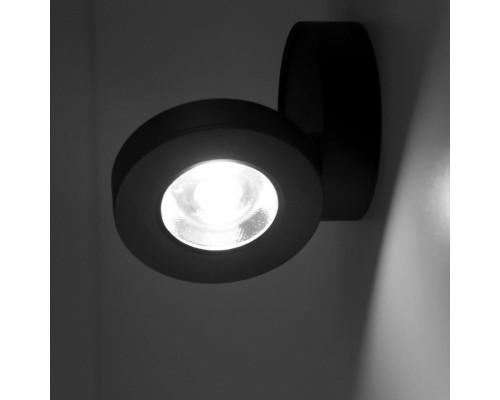 CL558031N Стамп Черный Св-к Накладной 10W*4000K