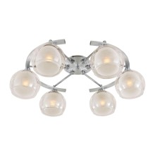 Потолочная люстра Citilux CL157162 Буги Алюминий+Хром