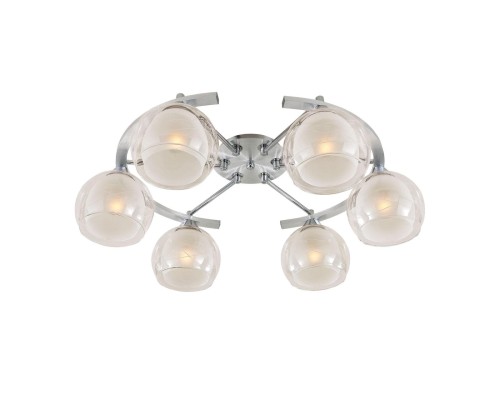 Потолочная люстра Citilux CL157162 Буги Алюминий+Хром