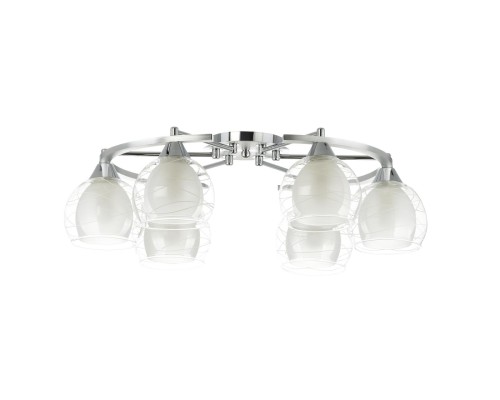 Потолочная люстра Citilux CL157162 Буги Алюминий+Хром