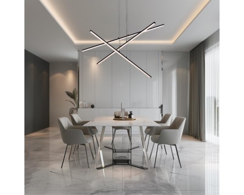 CL203731 Trent Черный Люстра