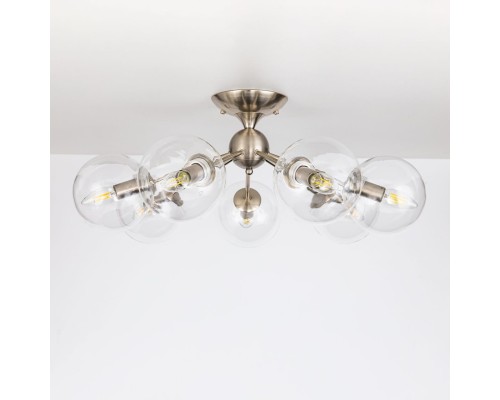 CL102171 Томми Хром Мат. Св-к Люстра