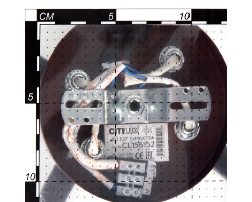 CL156152 Фортуна Венге+Хром Св-к Люстра