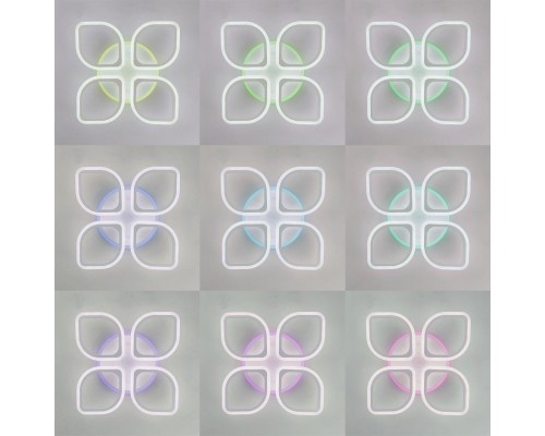 CL236A140E Ромби Белый Смарт RGB Люстра