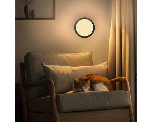 CL738181V Бейсик Черный Св-к Накл. LED 18W*Мульти