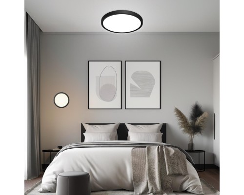 CL738321V Бейсик Черный Св-к Накл. LED 32W*Мульти