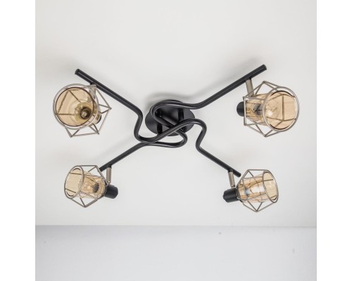 Спот лофт Citilux CL542541 Таверна Черный + Бежевый