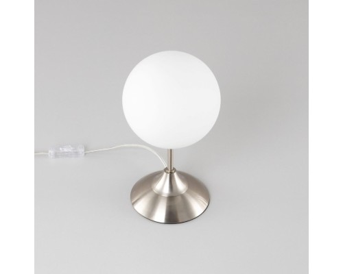 CL102814 Томми Хром Мат.+ Белый Св-к Св-к Настольный