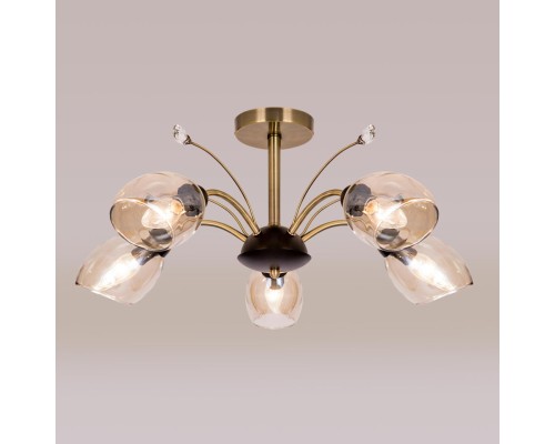 CL108155 Комета Бронза+Дымч. Св-к Люстра