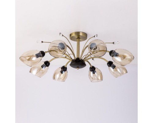 CL108185 Комета Бронза+Дымч. Св-к Люстра