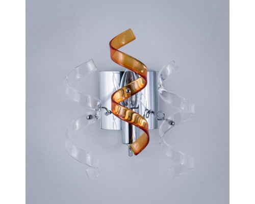 Бра Citilux CL222322 Рандом Хром+Прозрачный+Янтарный