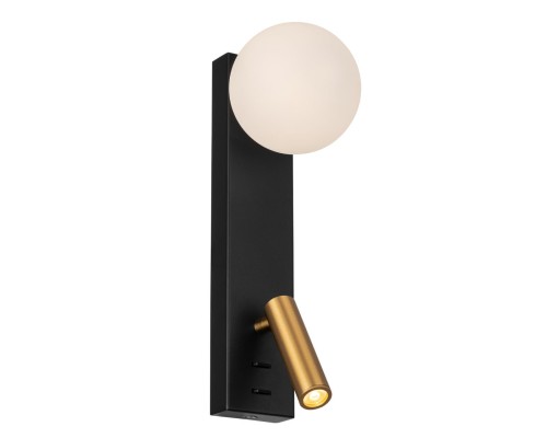 CL704451 Декарт Черный+Бронза Св-к Настенный