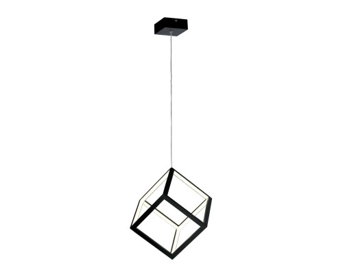 Подвесной светодиодный светильник Citilux CL719201 Куб 30 Вт 4000K Черный