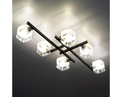 CL139262 Вирта Черный Люстра потолочная