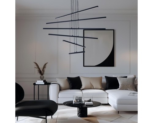 CL203261 Стиг Черный Люстра Подвесная