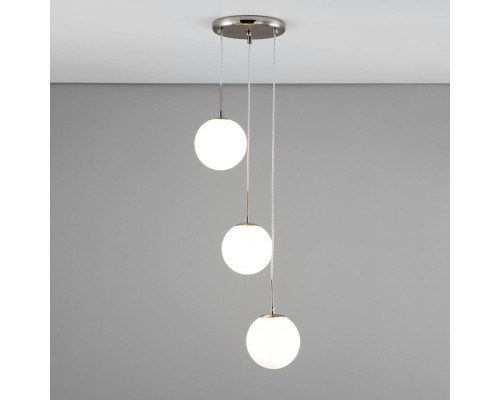 CL102034 Томми Хром Мат.+ Белый Св-к Подвес