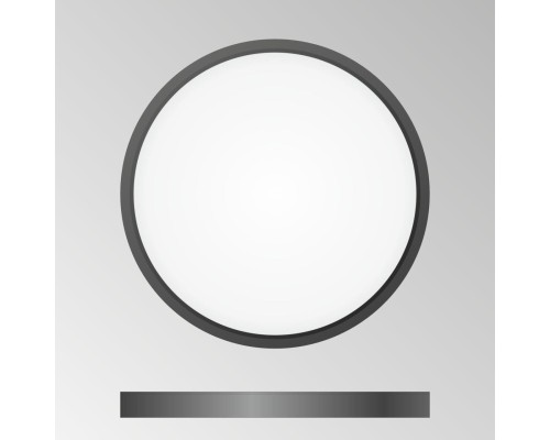 CL738241V Бейсик Черный Св-к Накл. LED 24W*Мульти