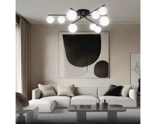 CL209291 GLOB Черный Св-к Люстра