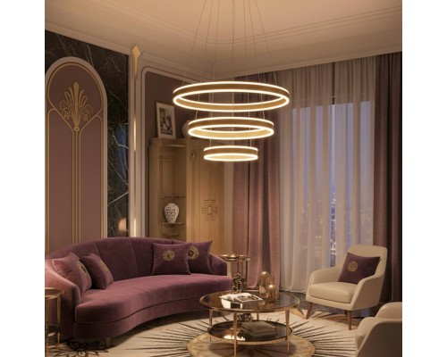 CL719652 Дуэт Золото Св-к Люстра