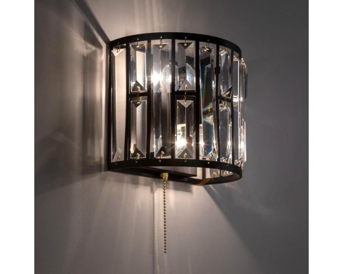 Хрустальное бра Citilux CL331321 Гермес Венге (коричневый)