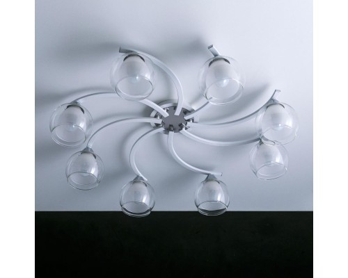 CL152180 Кристи Белый+Хром Св-к Люстра