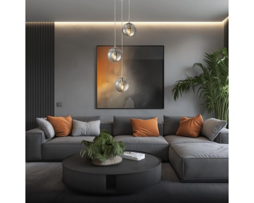 CL102030 Томми Хром+Дымч. Св-к Подвес