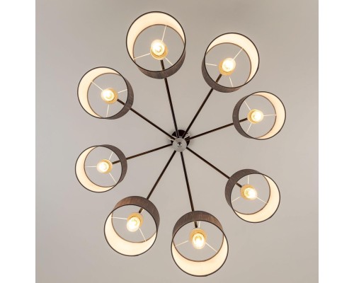 CL428281 Форма Кофе+Серый Св-к Люстра