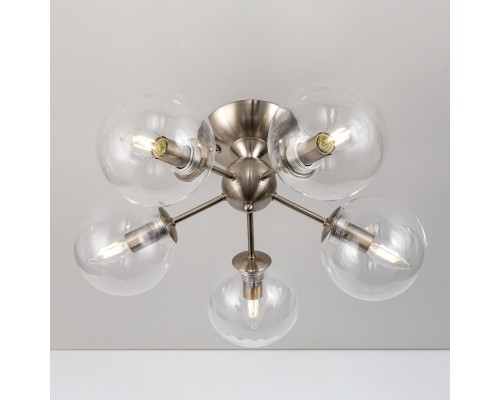 CL102151 Томми Хром Мат. Св-к Люстра