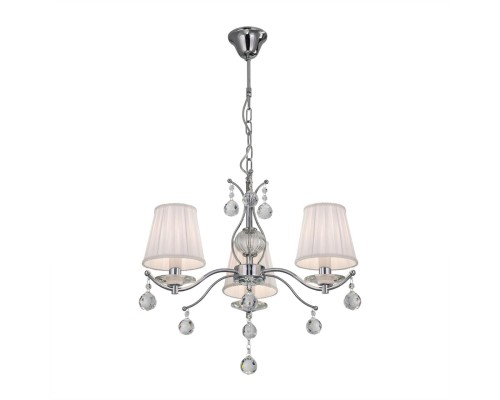 Подвесная люстра Citilux CL438131 Шелли Хром + Белый