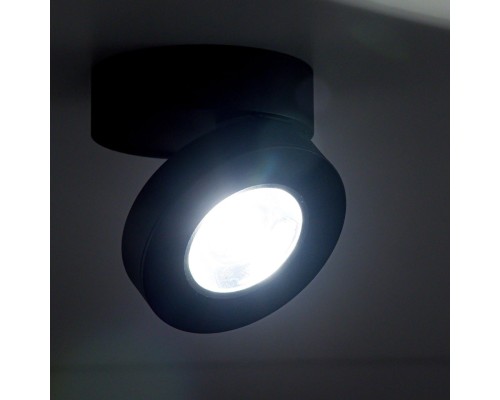 CL558031N Стамп Черный Св-к Накладной 10W*4000K