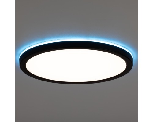 CL738241EL Бейсик Лайн Черный Св-к с пультом LED+RGB 30W