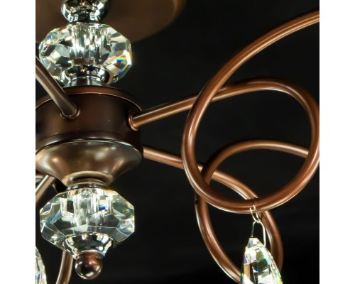 Хрустальная люстра потолочная Citilux CL330153 Синди