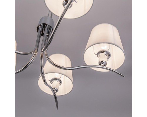 CL439151 Эмма Хром+Белый Св-к Люстра