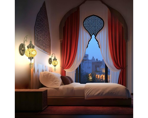 CL419315 Каир Мозаика Янтарь Бра