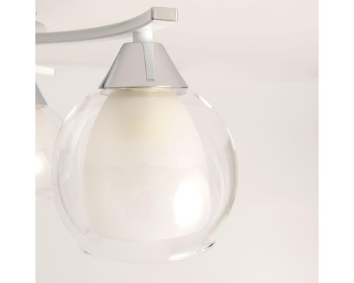 CL152130 Кристи Белый+Хром Св-к Люстра