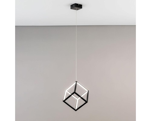 Подвесной светодиодный светильник Citilux CL719201 Куб 30 Вт 4000K Черный