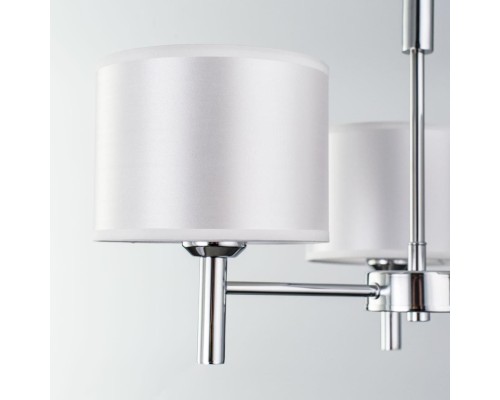 Подвесная люстра Citilux CL463130 Аврора Хром + Белый