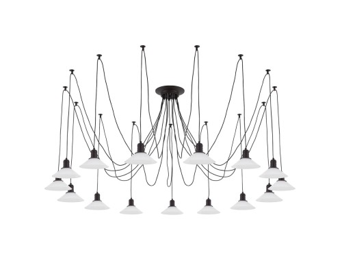 Люстра лофт Citilux CL451152 Эдисон Венге + Черный