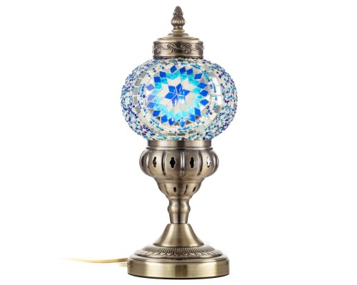 CL419816 Каир Мозаика Синяя Св-к Настольный
