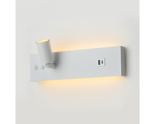 CL704460 Декарт Белый Св-к Настенный с USB