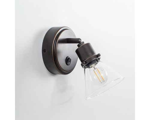 Спот лофт с выключателем Citilux CL564511 Бисмарк Венге