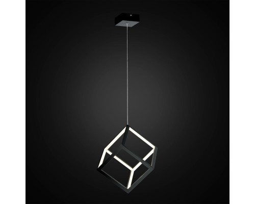 Подвесной светодиодный светильник Citilux CL719201 Куб 30 Вт 4000K Черный