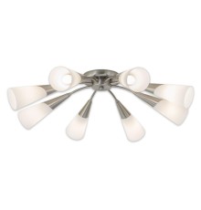 Потолочная люстра Citilux CL103181 Фокус Хром матовый